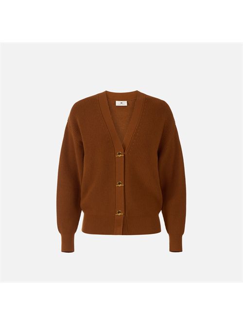 Cardigan in maglia con bottoni gioiello ELISABETTA FRANCHI | MK01S66E2/FK3
